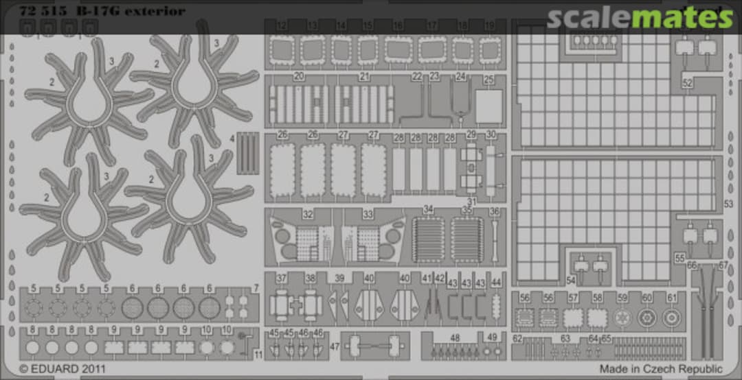 Boxart B-17G exterior 72515 Eduard