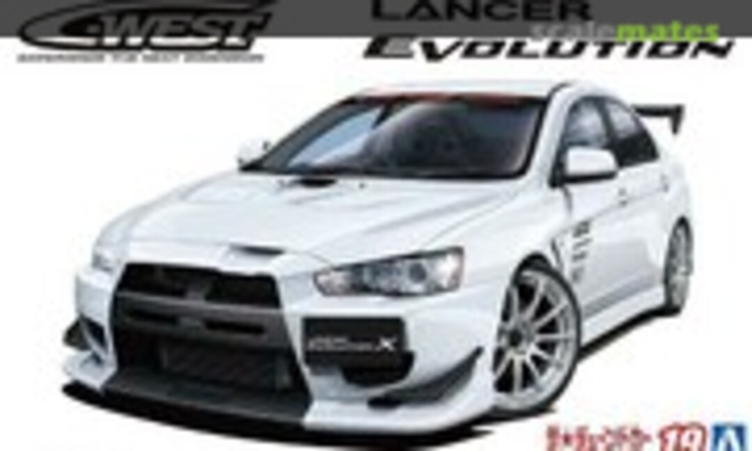 1:24 C-West CZ4A Lancer Evolution X '07 (Mitsubishi) (Aoshima 058978)