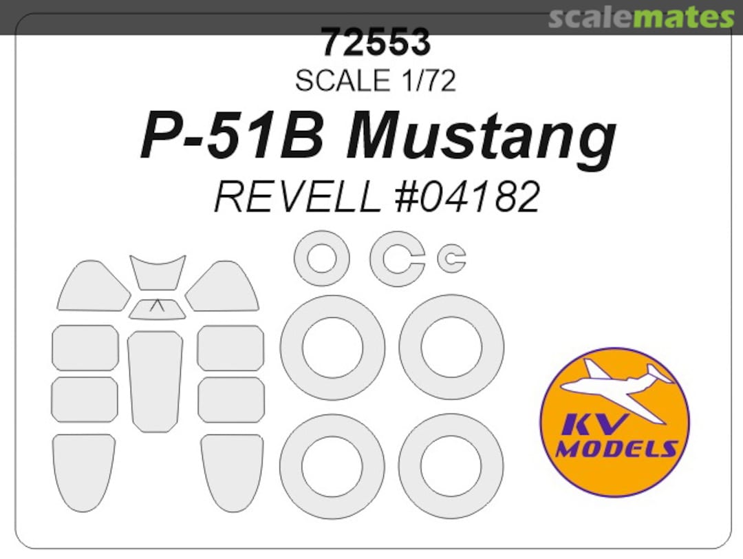 Boxart P-51B Mustang 72553 KV Models