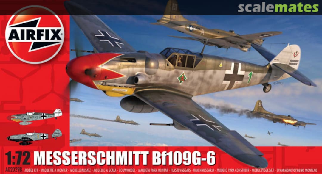 Boxart Messerschmitt Bf109G-6 A02029B Airfix