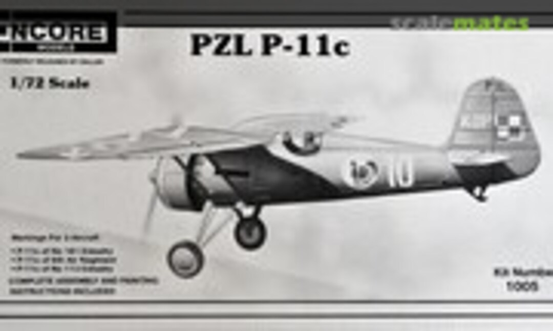 1:72 PZL P.11c (Encore Models 1005)