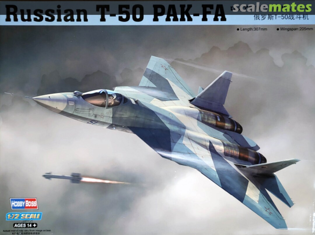 Boxart T-50 PAK-FA 87257 HobbyBoss