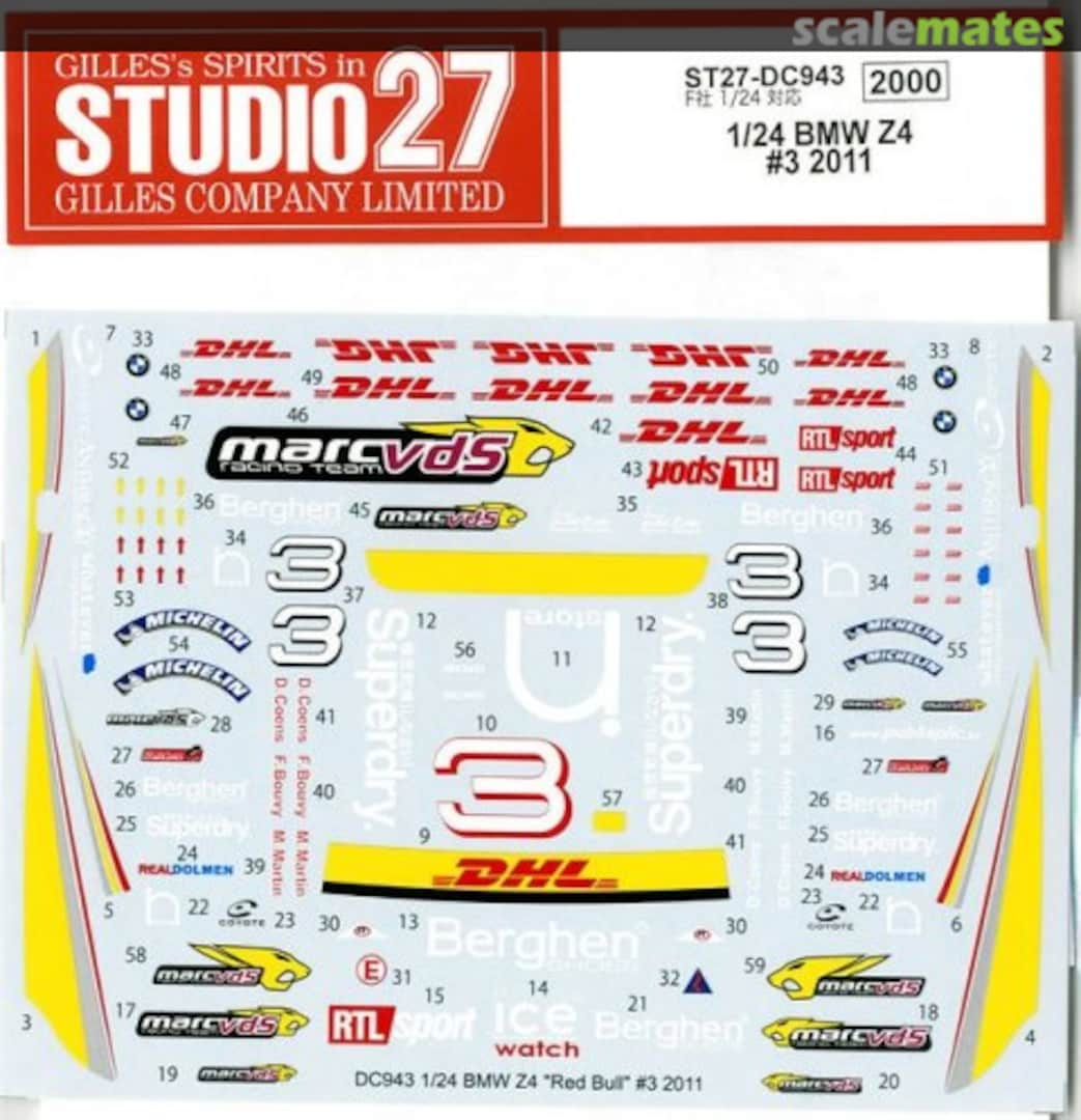 Boxart BMW Z4 ST27-DC943 Studio27