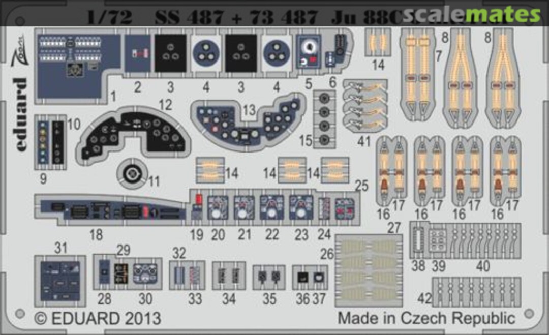 Boxart Ju 88C-6 interior S. A. 73487 Eduard