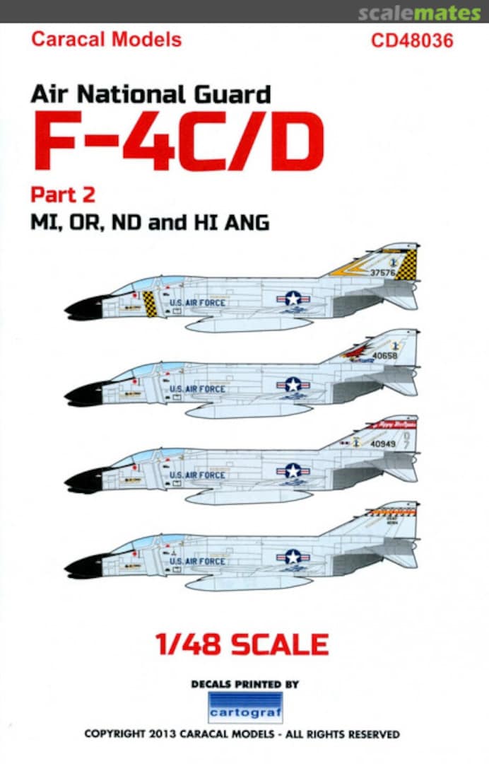 Boxart Air National Guard F-4C/D CD48036 Caracal Models