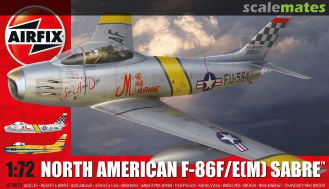 Boxart North American F-86F/E(M) Sabre A03082A Airfix