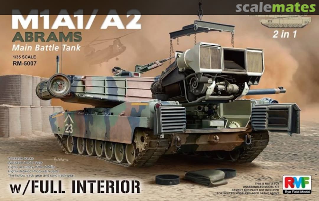 Boxart M1A1/M1A2 RM-5007 Rye Field Model