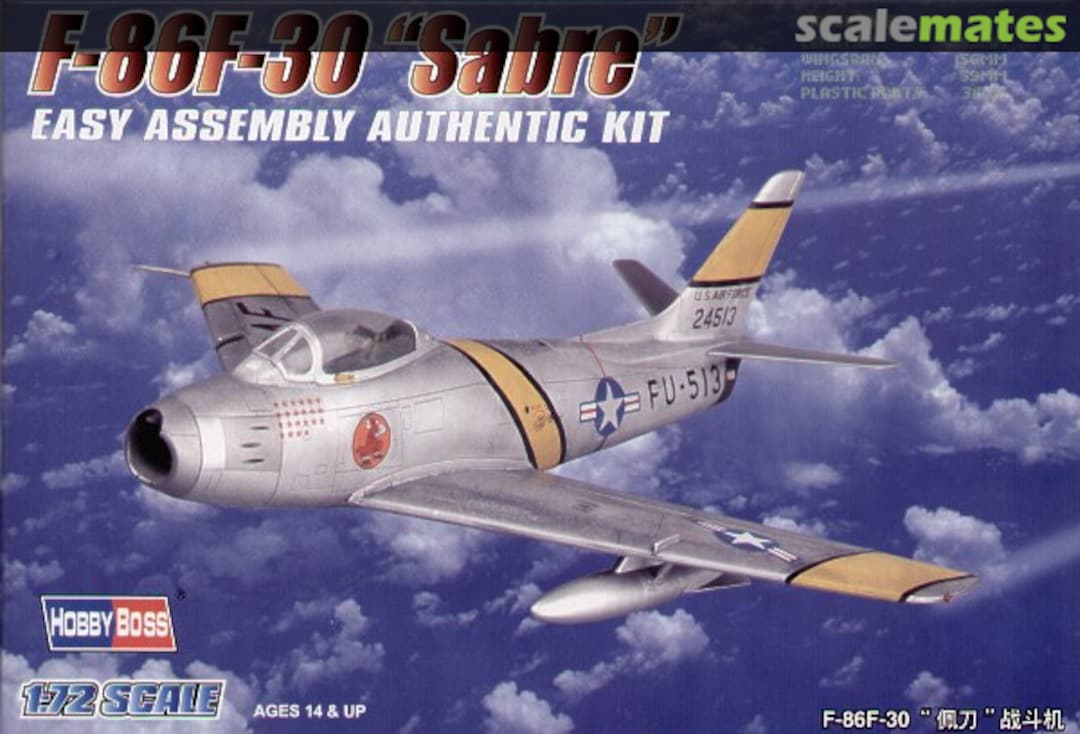 Boxart F-86F-30 "Sabre" 80258 HobbyBoss