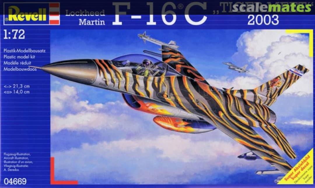 Boxart Lockheed Martin F-16C "Tiger Meet" 2003 04669 Revell