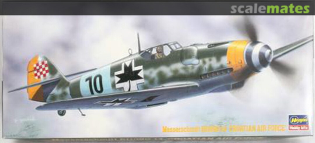 Boxart Messerschmitt Bf109G-14 'Croatian Air Force' 52070 Hasegawa