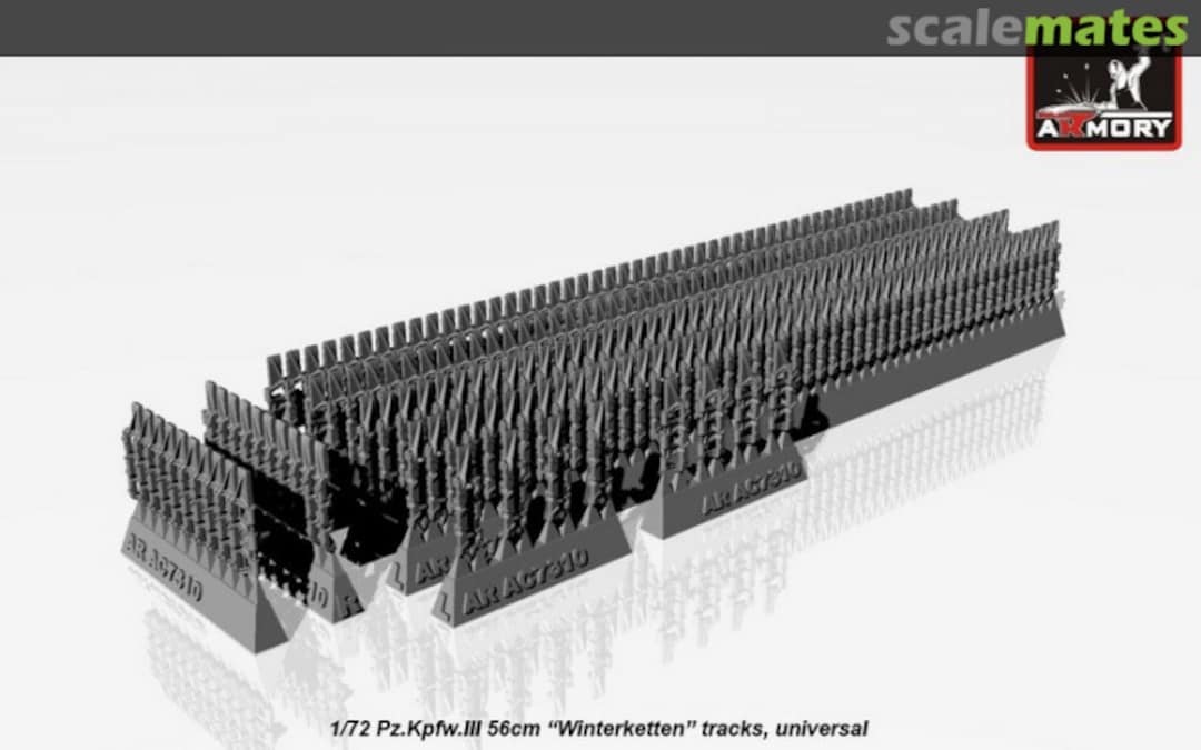 Boxart Pz.III 56cm Winterketten tracks AC7310A Armory