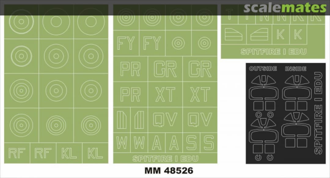 Boxart Spitfire Mk.Ia MM48526 Montex