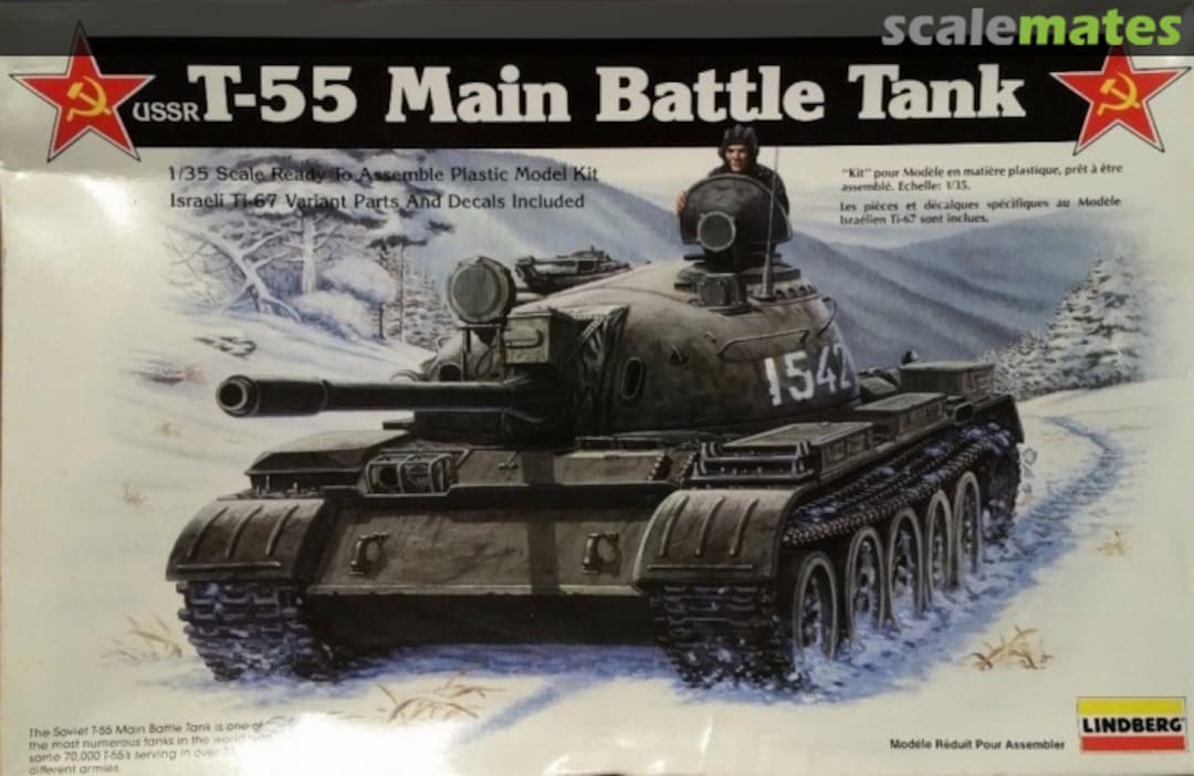 Boxart T-55 Main Battle Tank 6001 Lindberg