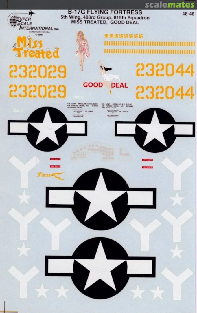 Boxart B-17G Flying Fortress 48-0481 SuperScale International