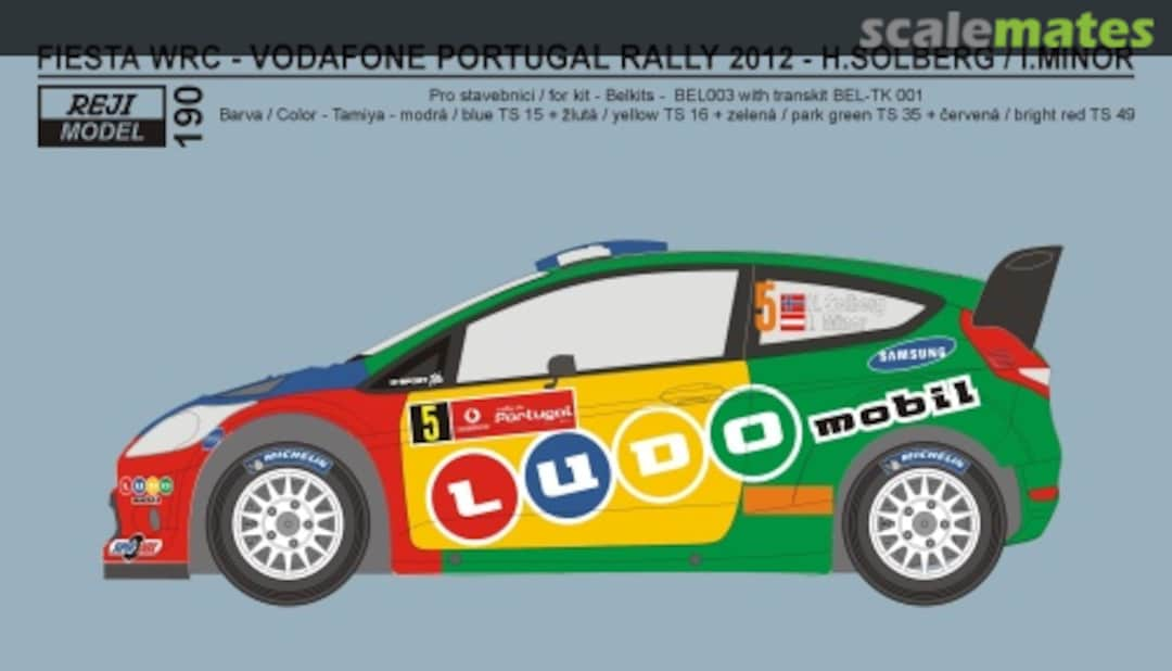 Boxart Ford Fiesta WRC 190 REJI Model