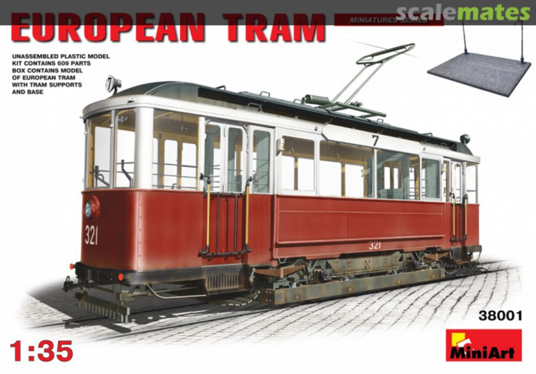 Boxart European Tram 38001 MiniArt