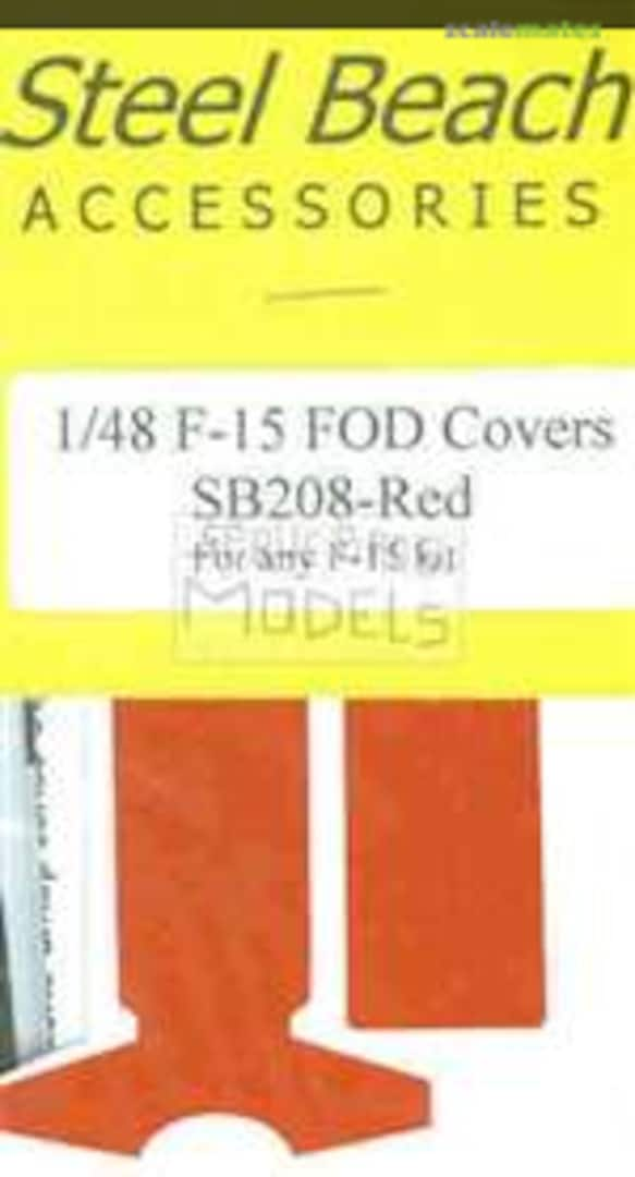 Boxart F-15 Eagle Red FOD Covers 49008 Steel Beach