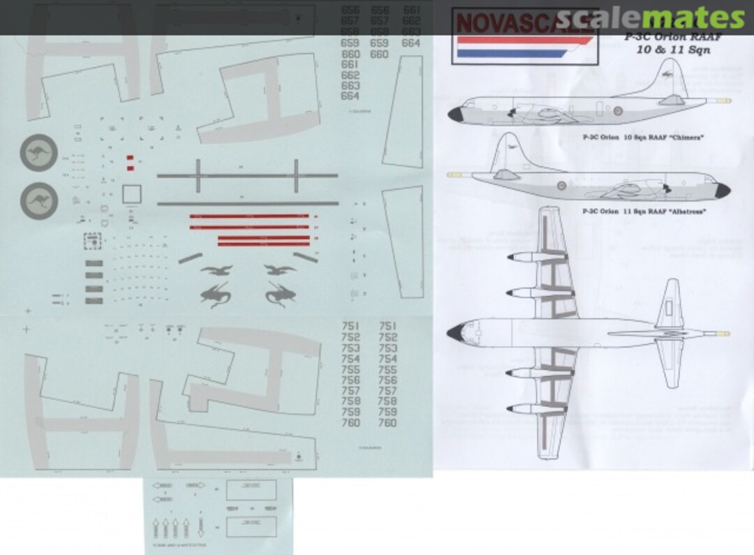 Boxart Lockheed P-3C Orion: RAAF 10 & 11 Sqn N-14410 Novascale