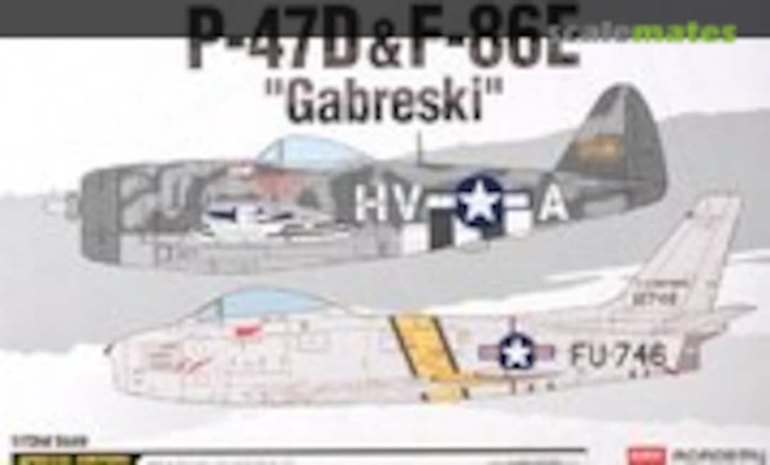 1:72 P-47D &amp; F-86E 'Gabreski' (Academy 12530)