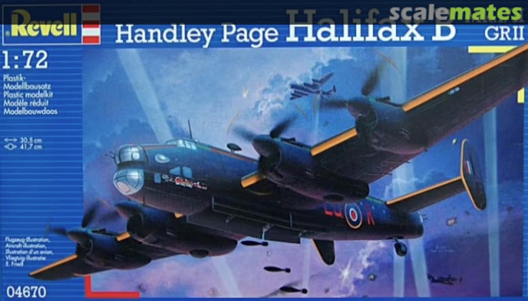 Boxart Handley Page Halifax B Mk.I/II - GRII 04670 Revell