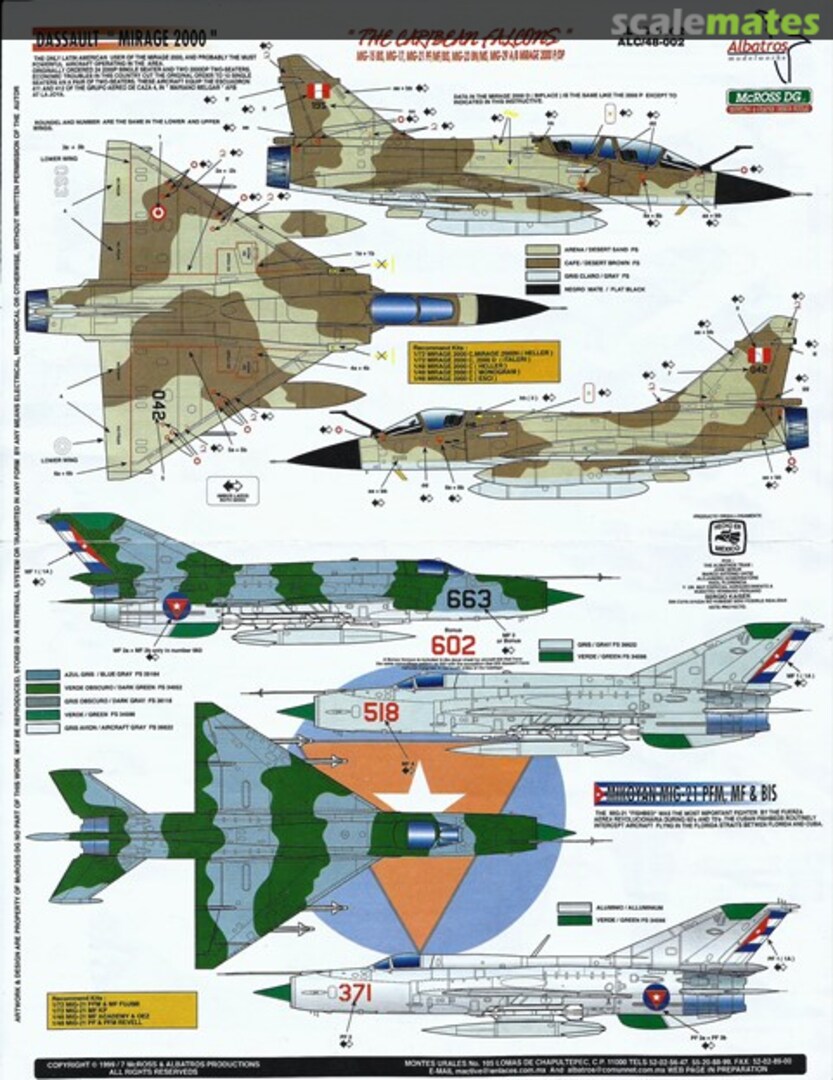 Boxart The Caribbean Falcons 72-002 Albatros Modelworks