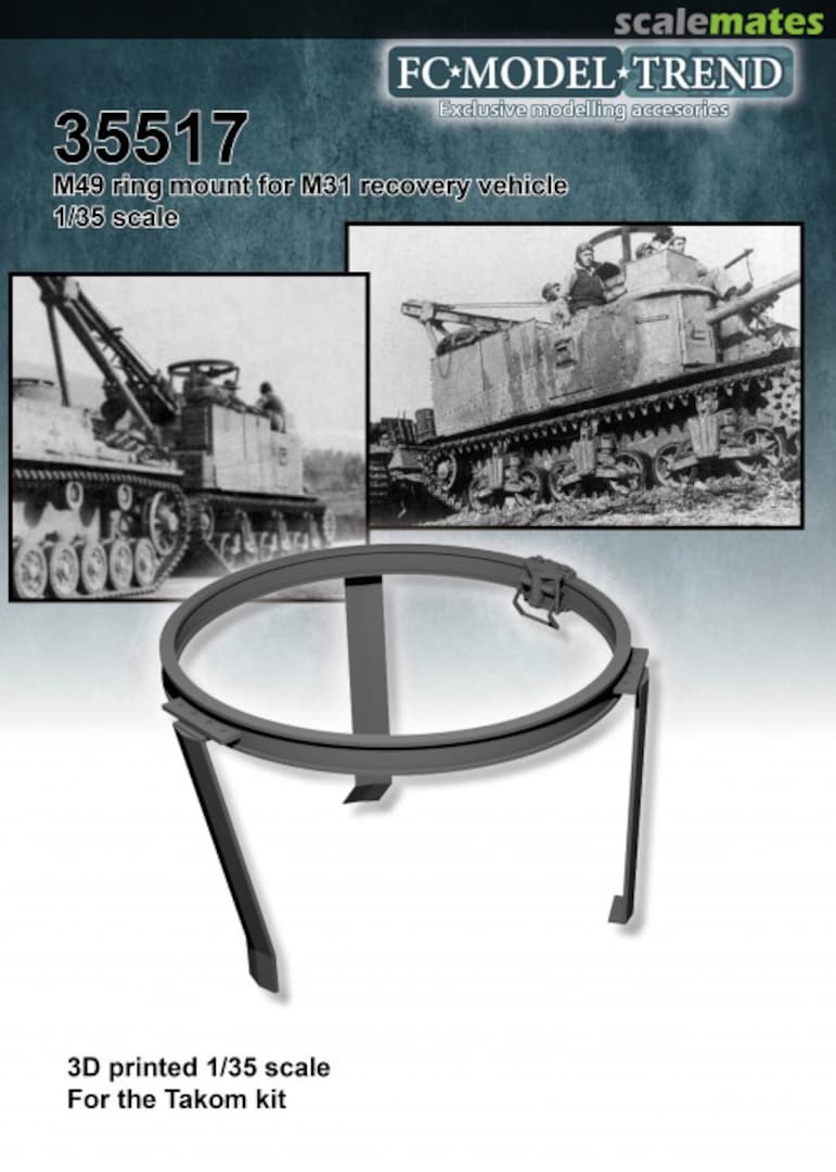 Boxart M49 ring for M31 recovery vehicle 35517 FC Model Trend