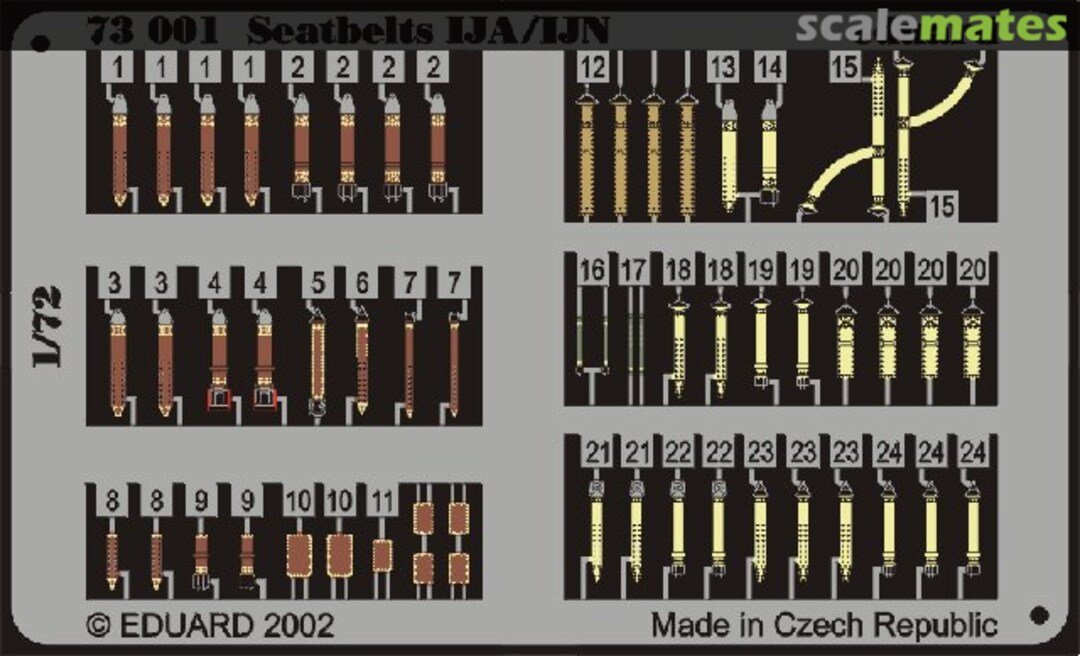 Boxart Seatbelts IJA/IJN 73001 Eduard