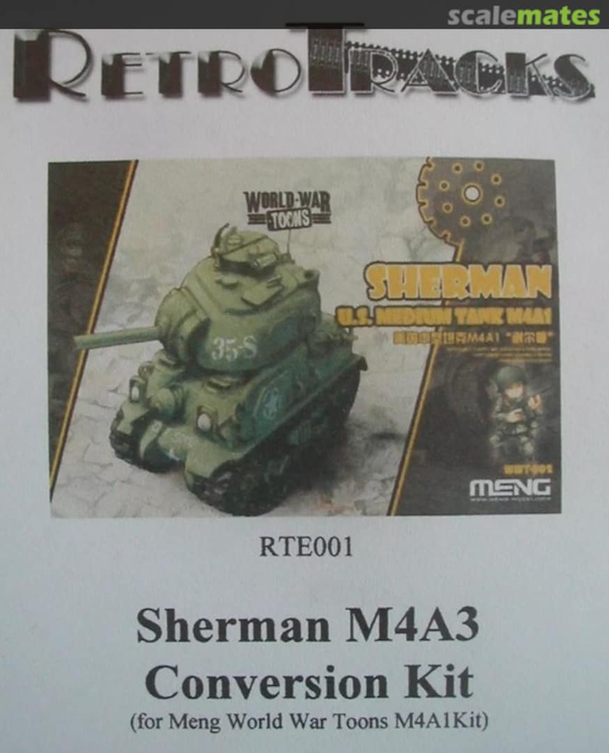 Boxart Sherman M4A3 RTE001 RetroTracks