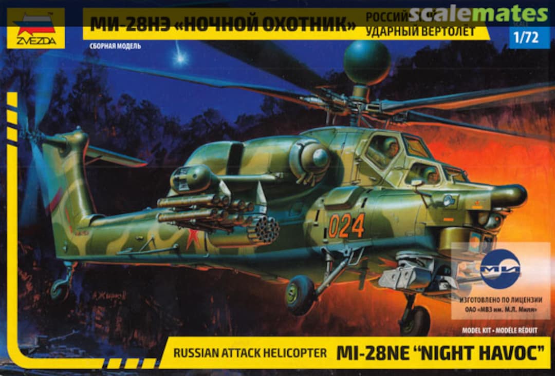 Boxart Mi-28NE "Night Havoc" 7255 Zvezda