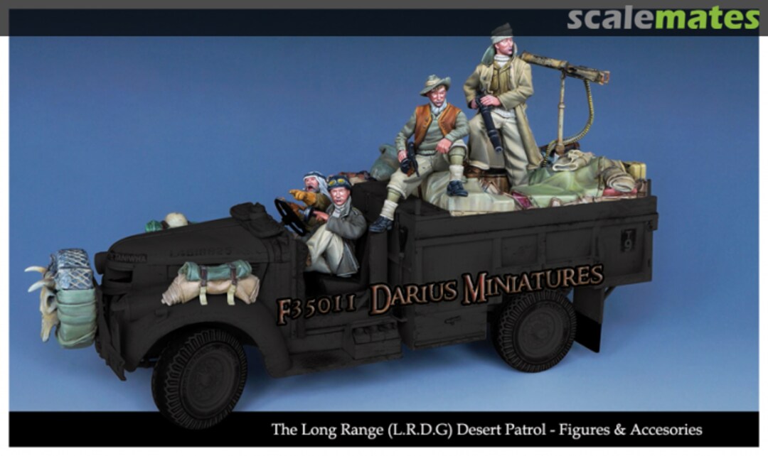 Boxart The Long Range (L.R.D.G.) Desert Patrol, FIGURES & ACCESORIES F35011 Darius Miniatures