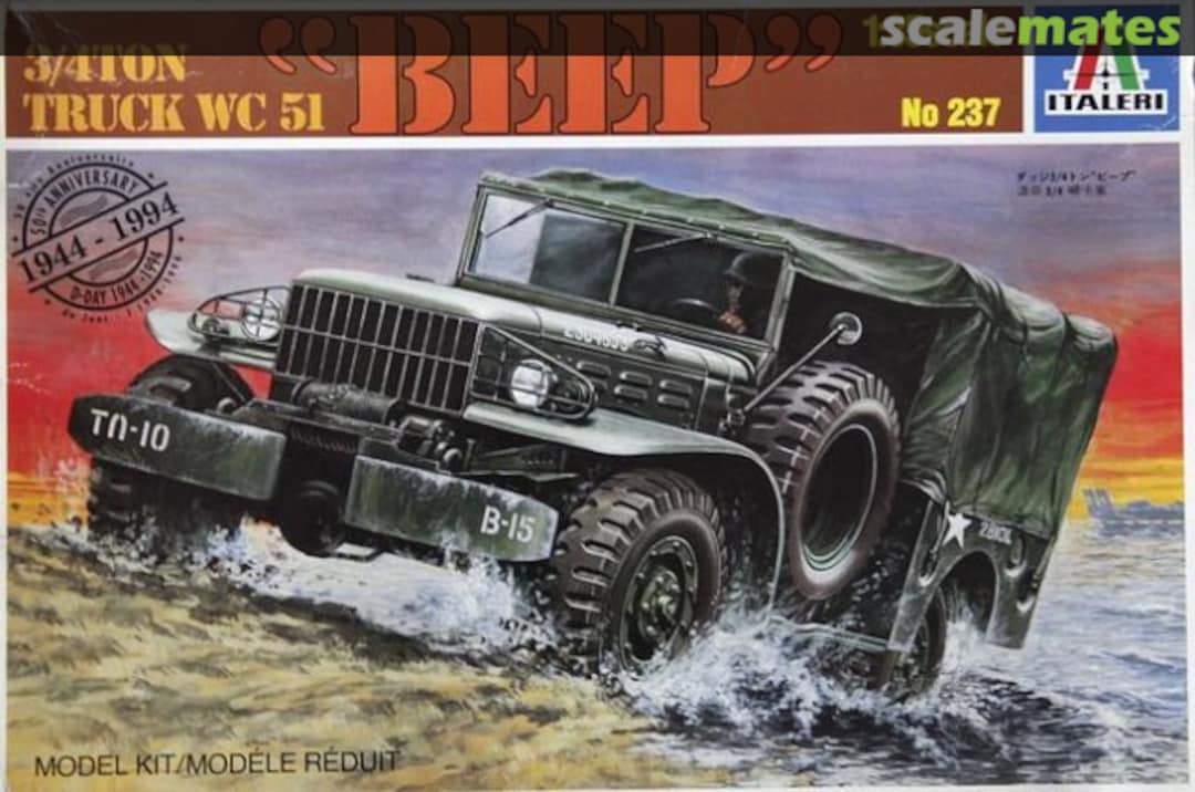 Boxart Dodge WC 51 Beep 237 Italeri