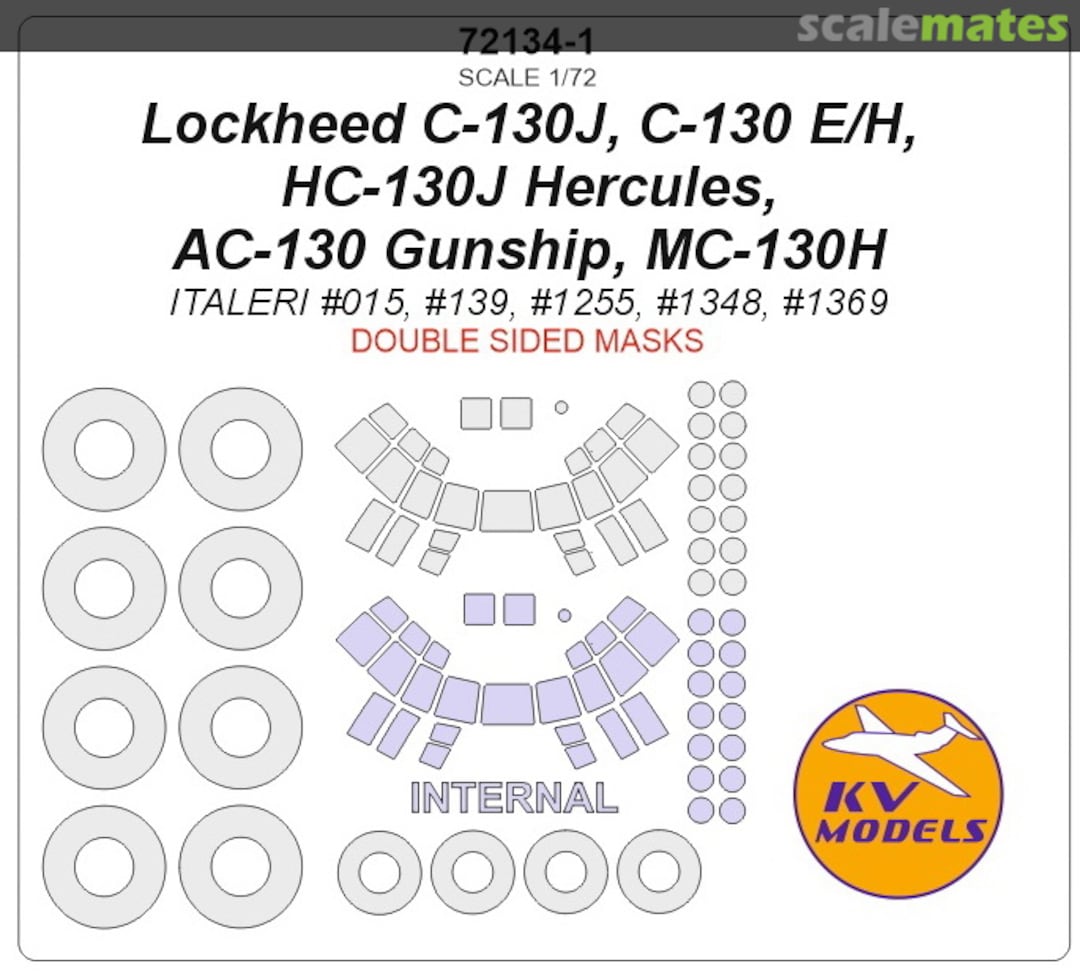 Boxart Lockheed C-130 Hercules 72134-1 KV Models