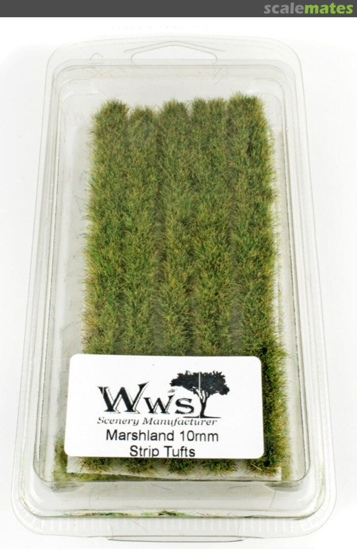 Boxart Marshland 10mm Alpine Static Grass Strips Self-Adhesive x 10 28-0318-WWS006 War World Scenics