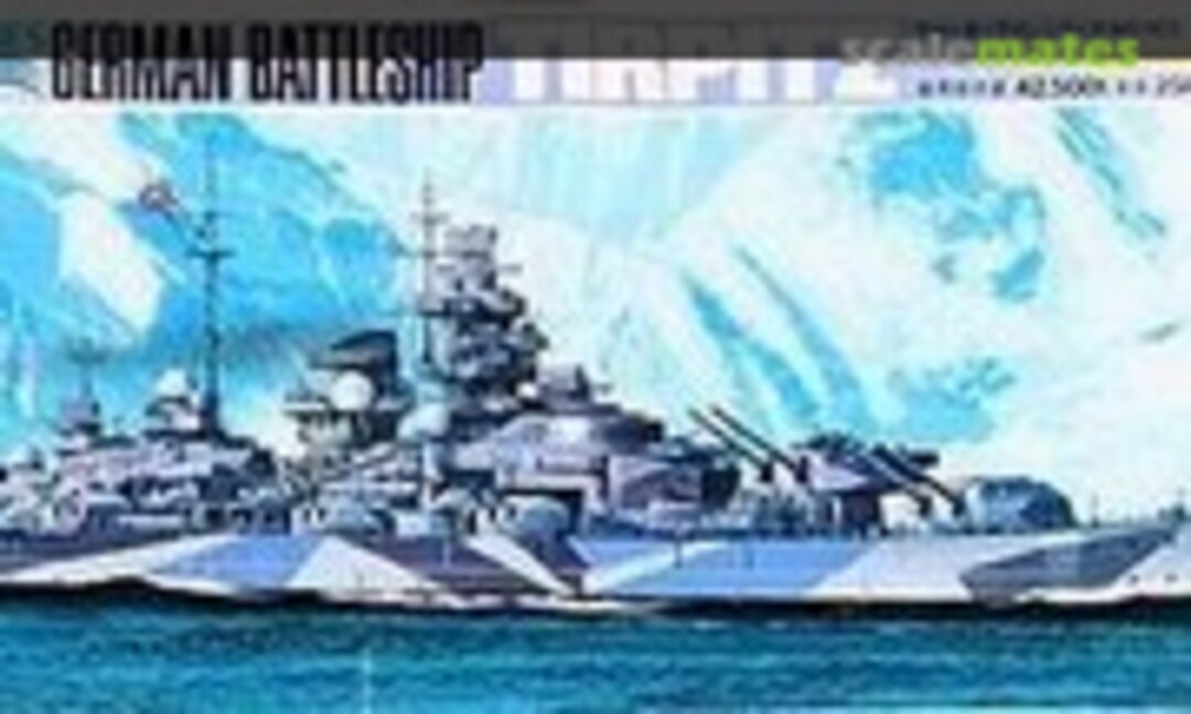 1:700 German Battleship Tirpitz (Aoshima WL.B103)