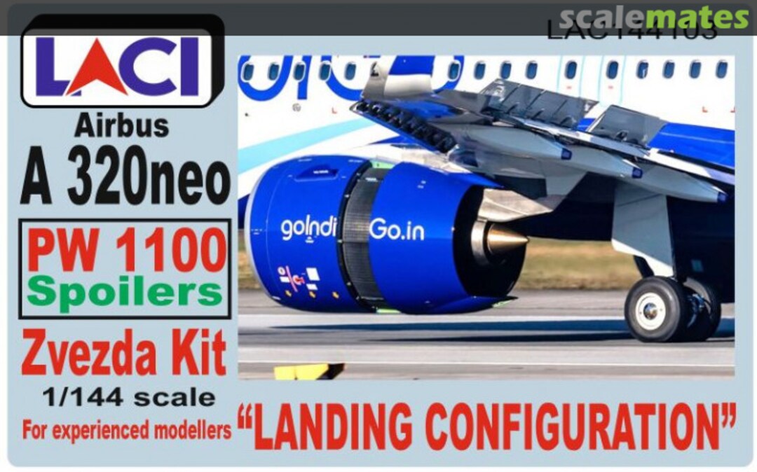 Boxart A320neo-PW 1100 Spoilers - Landing Configuration LAC144103 LACI