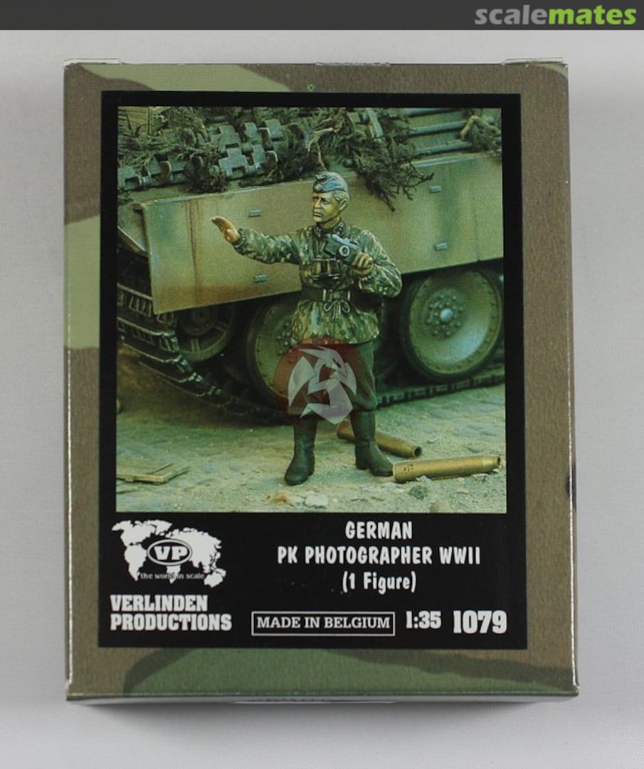 Boxart German PK Photographer WWII 1079 Verlinden Productions