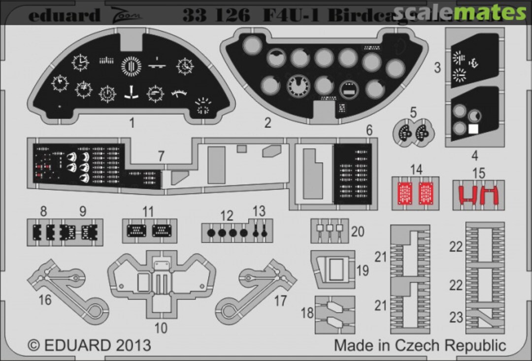 Boxart F4U-1 Birdcage interior S. A. 33126 Eduard