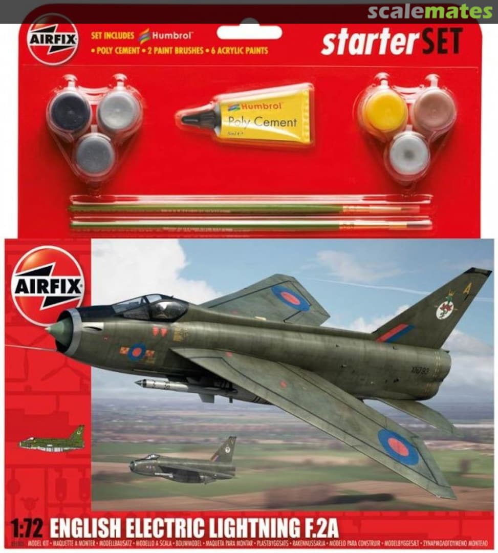 Boxart English Electric Lightning F.2A A55305 Airfix