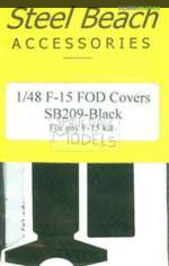 Boxart F-15 Eagle Black FOD Covers 49009 Steel Beach