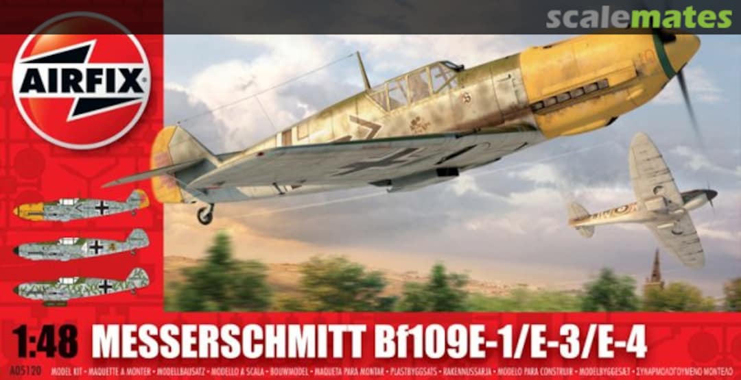 Boxart Messerschmitt Bf109E-1/E-3/E-4 A05120 Airfix