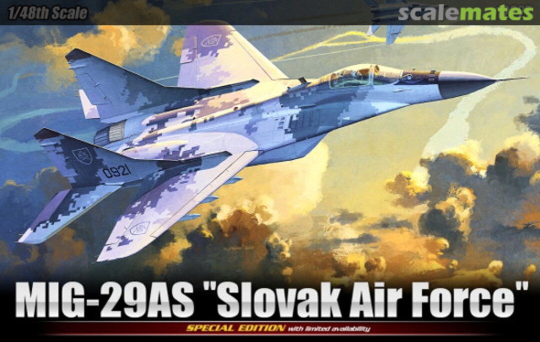 Boxart MiG-29AS "Slovak Air Force" 12227 Academy