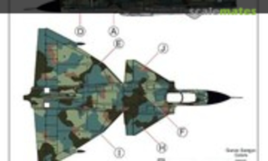 1:72 SAAB 37 Viggen Camo Mask (Maestro Models MMK7271)