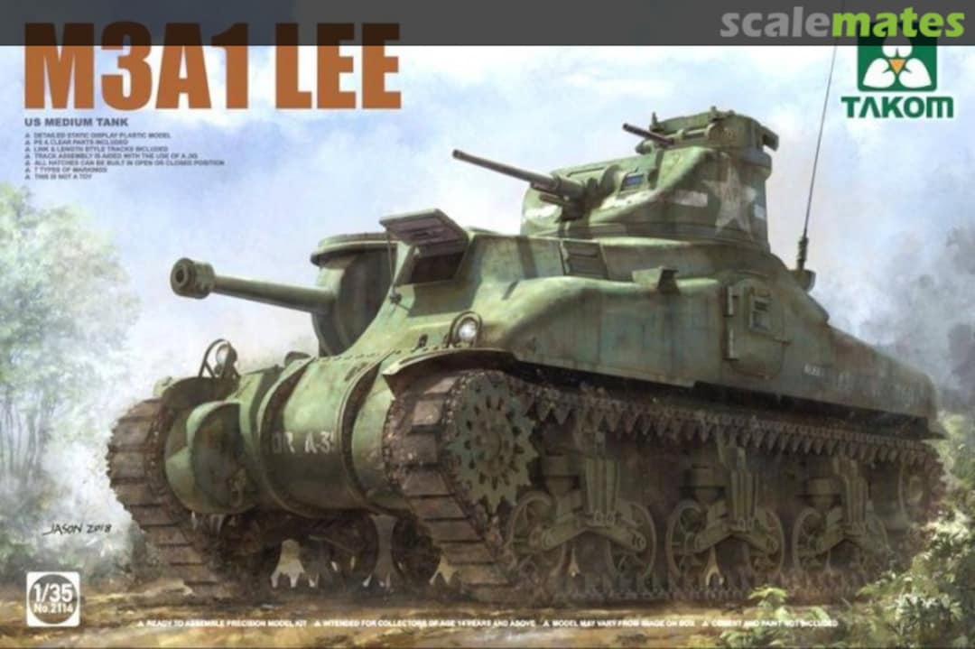 Boxart M3A1 Lee 2114 Takom