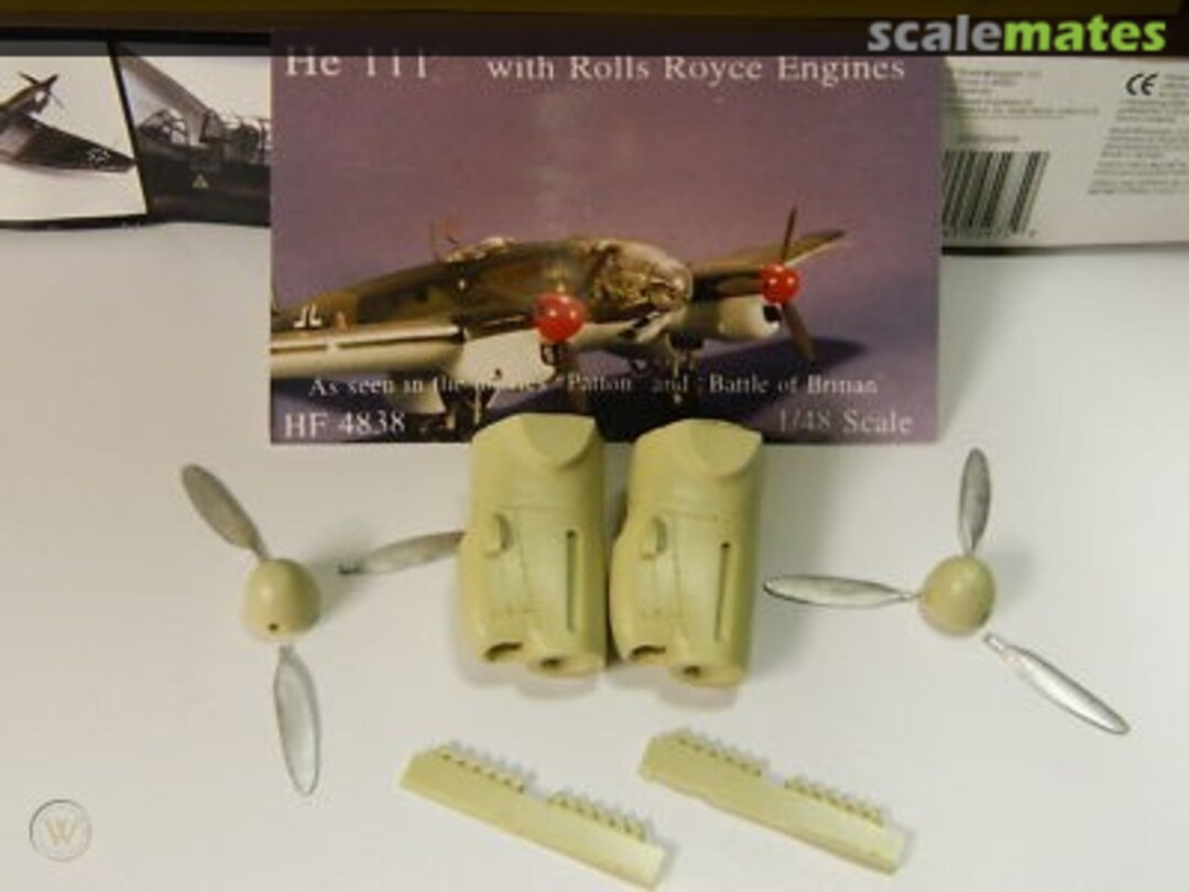 Boxart He-111 with Rolls Royce Engines HF-4838 HighFlight Replicas