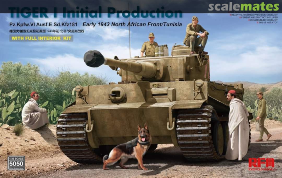 Boxart Tiger I Initial Production RM-5050 Rye Field Model