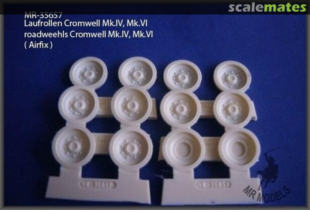Boxart korrekte Laufrollen Cromwell Mk IV + Mk VI MR-35657 MR Modellbau