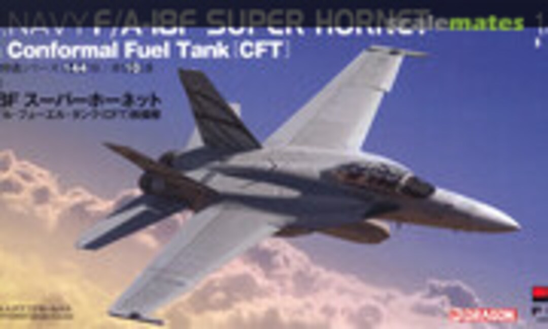 1:144 F/A-18F Super Hornet with Conformal Fuel Tank (CFT) (Platz AE144-10)