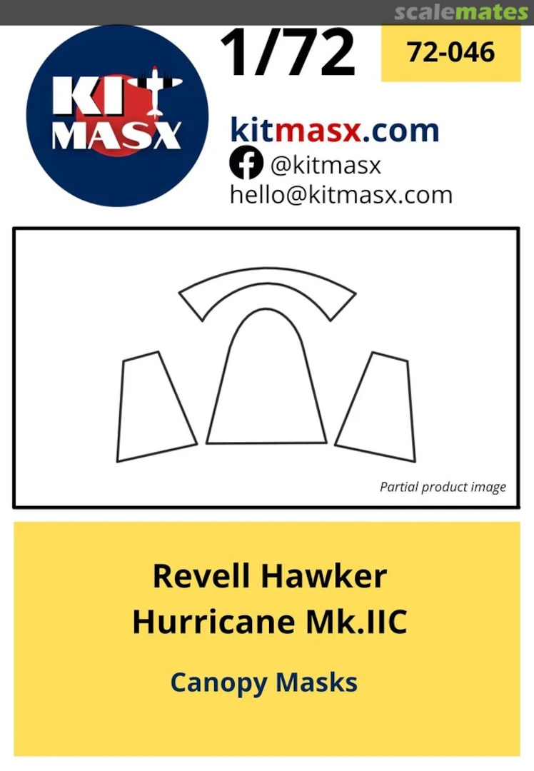 Boxart Hawker Hurricane Mk.IIC 72-046T Kit Masx