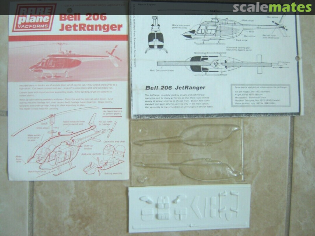 Contents Bell 206 Jet Ranger  RarePlane