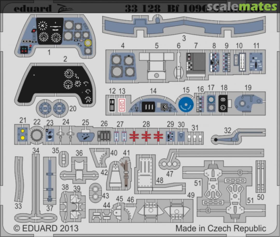 Boxart Bf 109G-6 interior S. A. 33128 Eduard